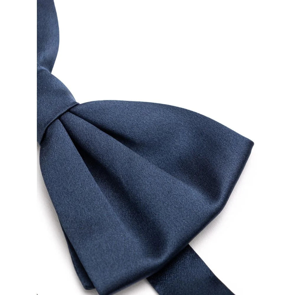 Dolce & Gabbana Blue Silk Bowty - One Size - Neckties