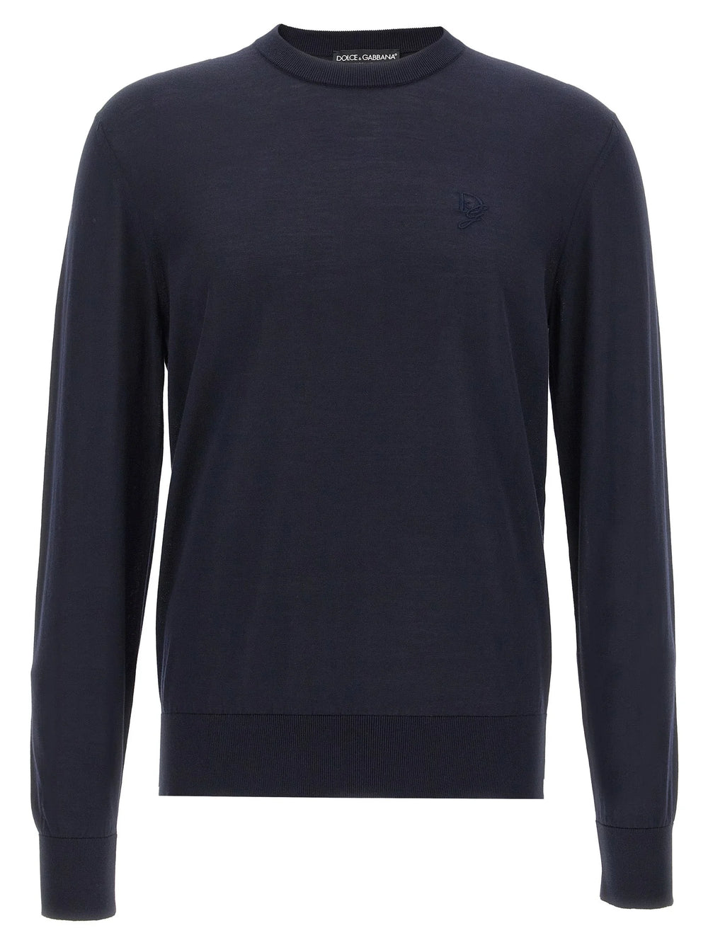 Dolce & Gabbana Blue Silk Cardigan