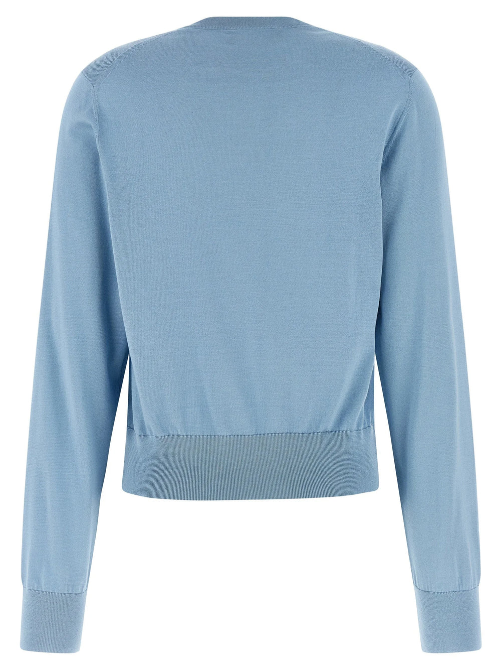 Dolce & Gabbana Blue Silk Cardigan - IT44
