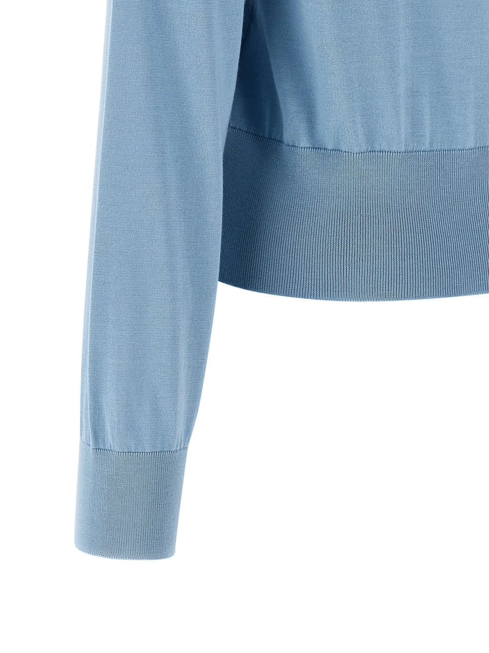 Dolce & Gabbana Blue Silk Cardigan - IT44