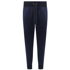 Dolce & Gabbana Blue Silk Men Trousers - IT52 | XL