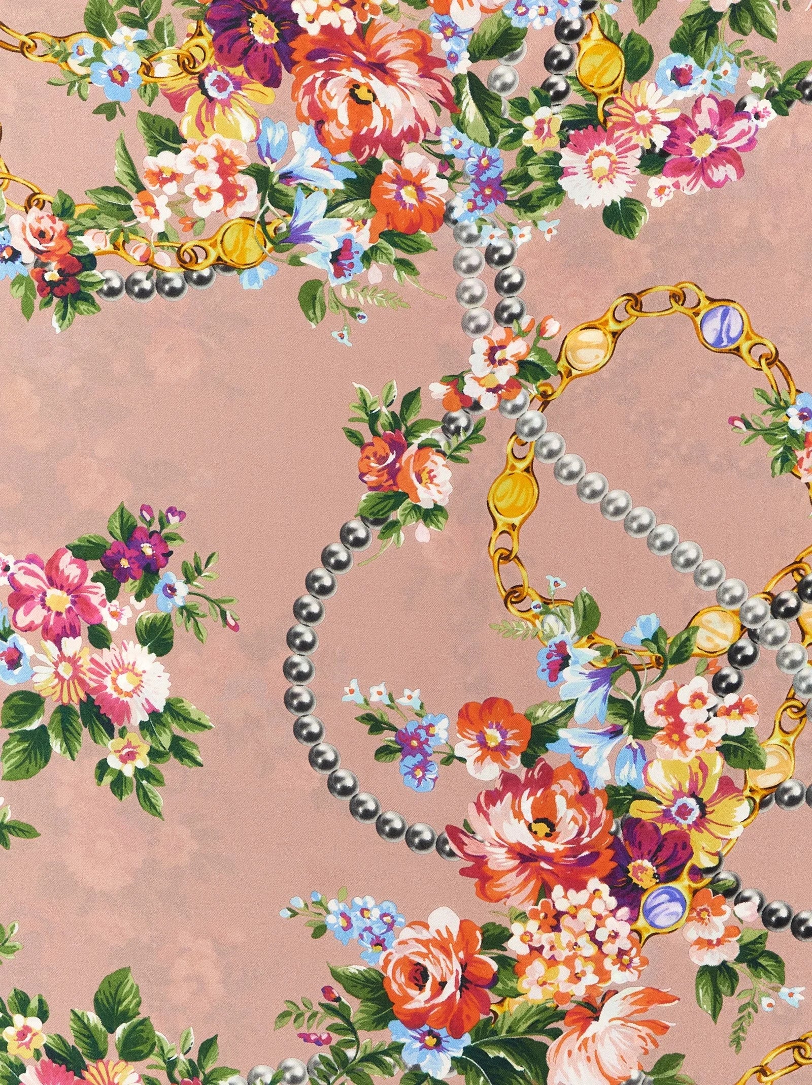 Dolce & Gabbana Blå Siden Scarf