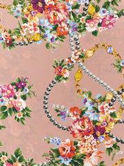 Dolce & Gabbana Blå Siden Scarf