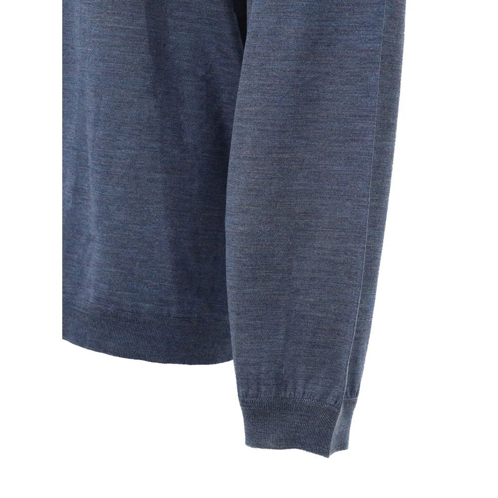 Dolce & Gabbana Blue Silk Sweatshirt - IT52 | XL