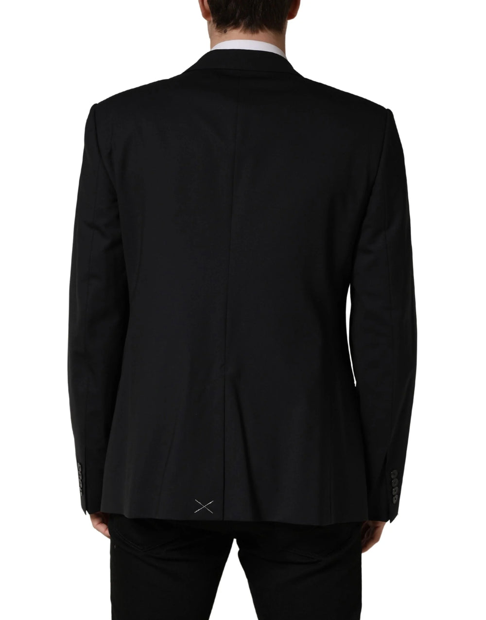 Dolce & Gabbana Blue Single Breasted 2 Button Suit Jacket