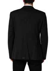 Dolce & Gabbana Blue Single Breasted 2 Button Suit Jacket