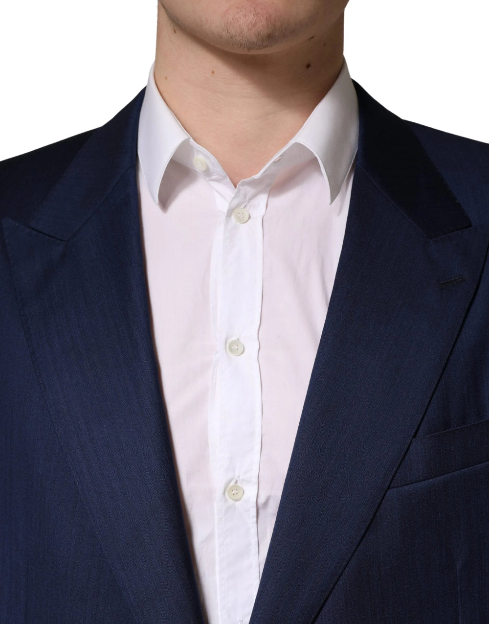 Dolce & Gabbana Blue Single Breasted 2 Button Suit Jacket - IT56 | XXL