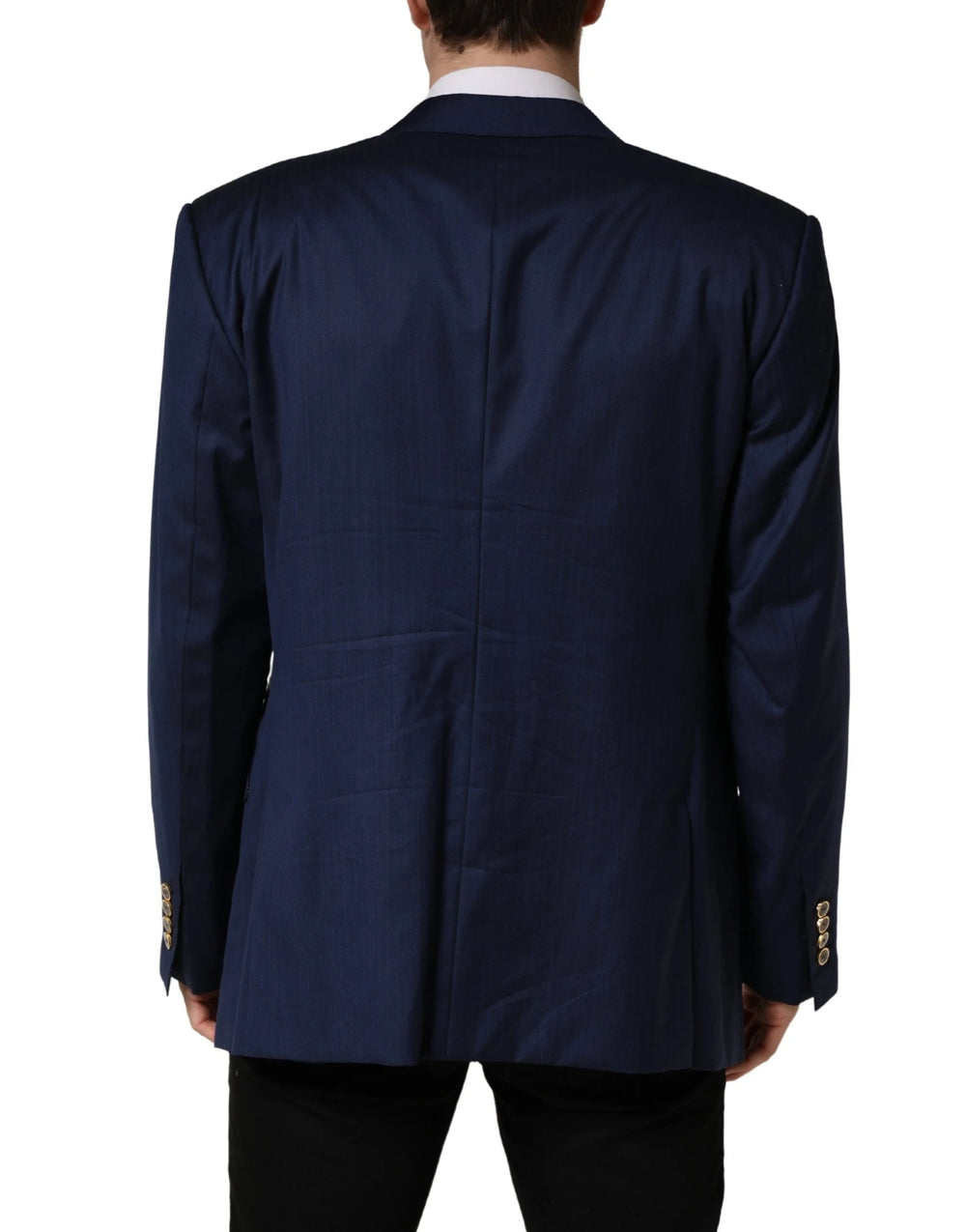 Dolce & Gabbana Blue Single Breasted 2 Button Suit Jacket - IT56 | XXL