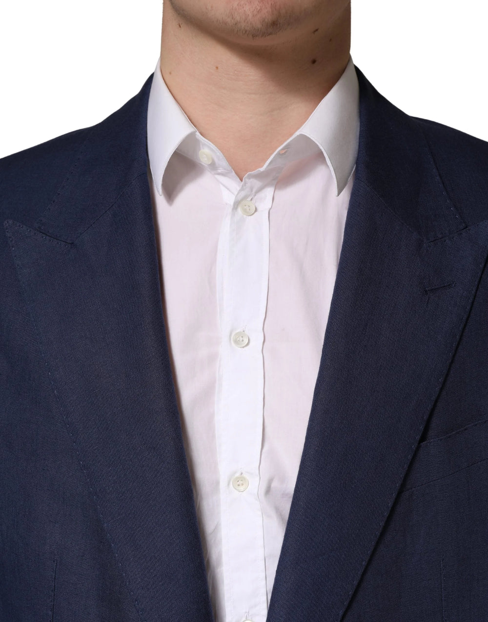 Dolce & Gabbana Blue Single Breasted 2 Button Suit Jacket - IT58 | 3XL