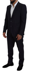 Dolce & Gabbana Blue Single Breasted 2 Piece MARTINI Suit - IT54 | XL - Suits