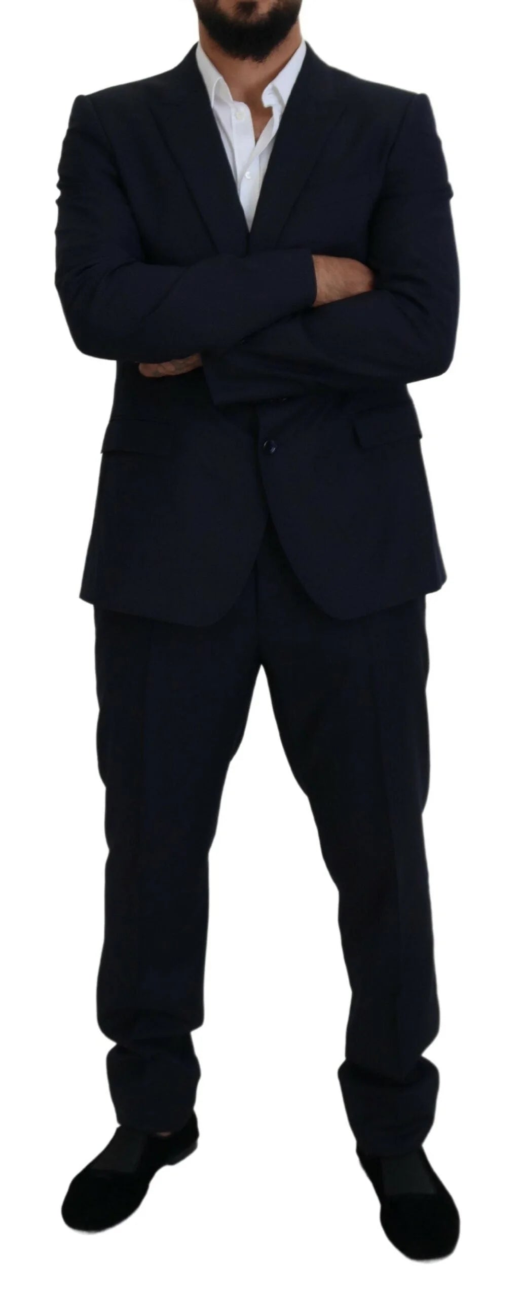 Dolce & Gabbana Blue Single Breasted 2 Piece MARTINI Suit - IT54 | XL - Suits