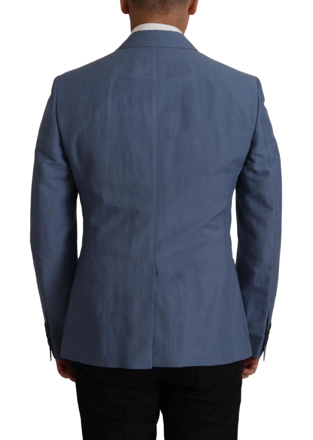 Dolce & Gabbana Blue Single Breasted Logo Blazer Jacket - IT48 | M - Sport Jackets
