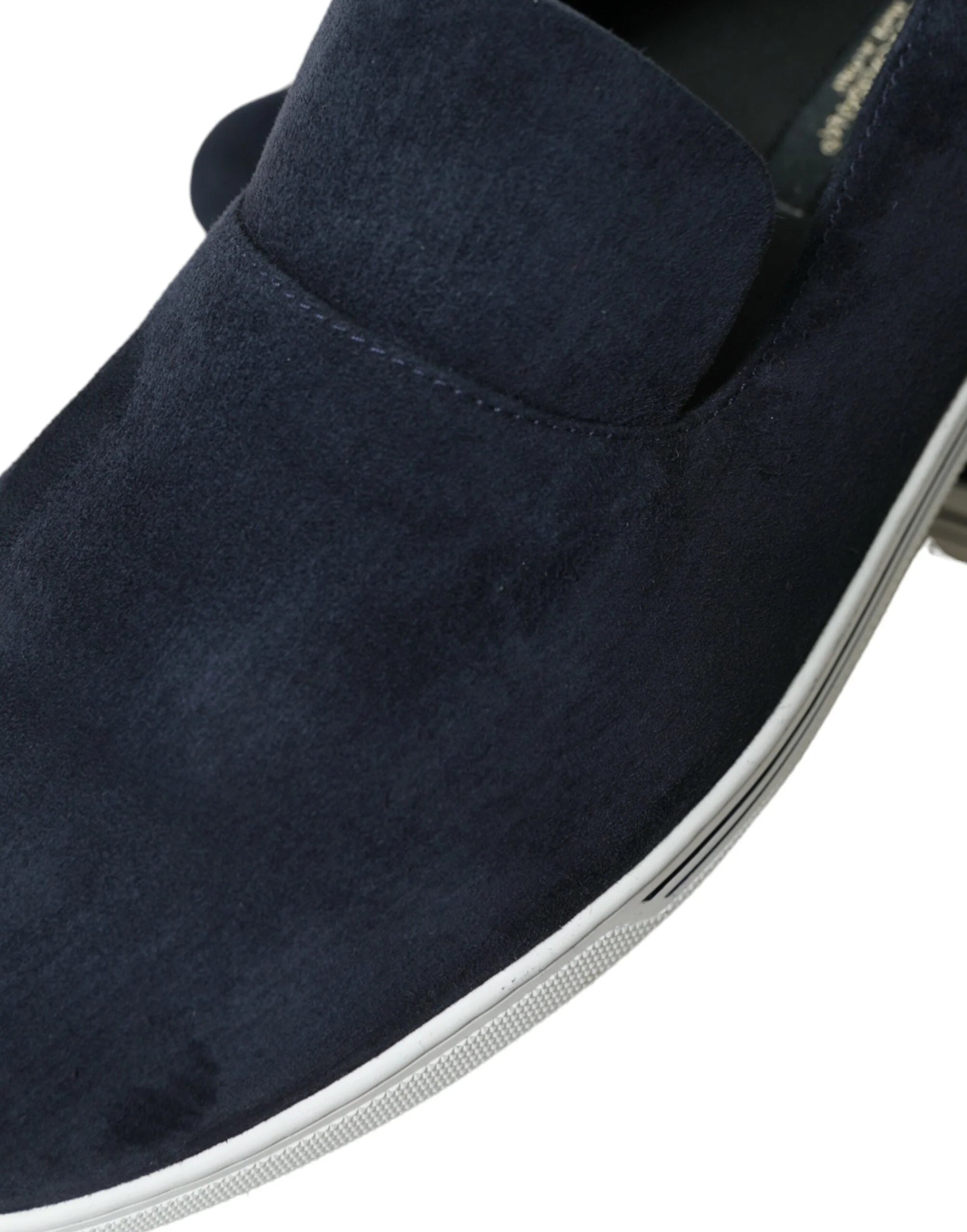 Dolce & Gabbana Blue Suede Caiman Loafers Saint Tropez Shoes - EU39/US6