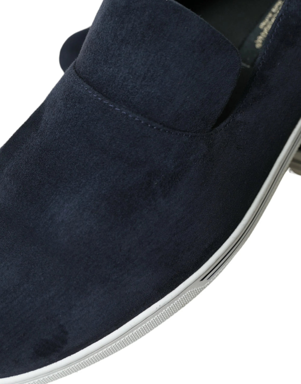 Dolce & Gabbana Blue Suede Caiman Loafers Saint Tropez Shoes - EU39/US6