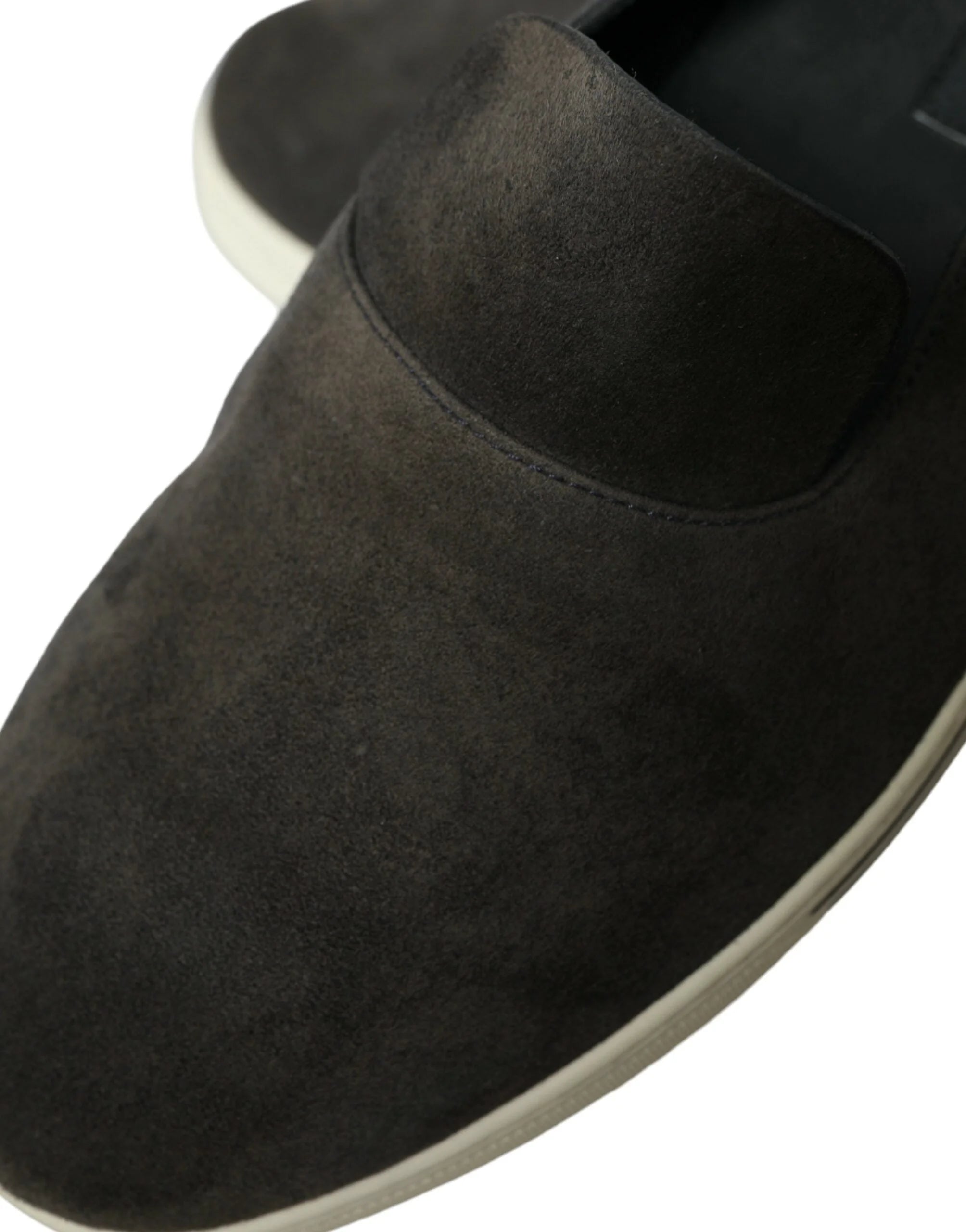 Dolce & Gabbana Blue Suede Caiman Men Loafers Slippers Shoes - EU41/US8