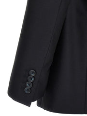 Dolce & Gabbana Blue Virgin Wool Two-Piece Suit - IT56 | XL