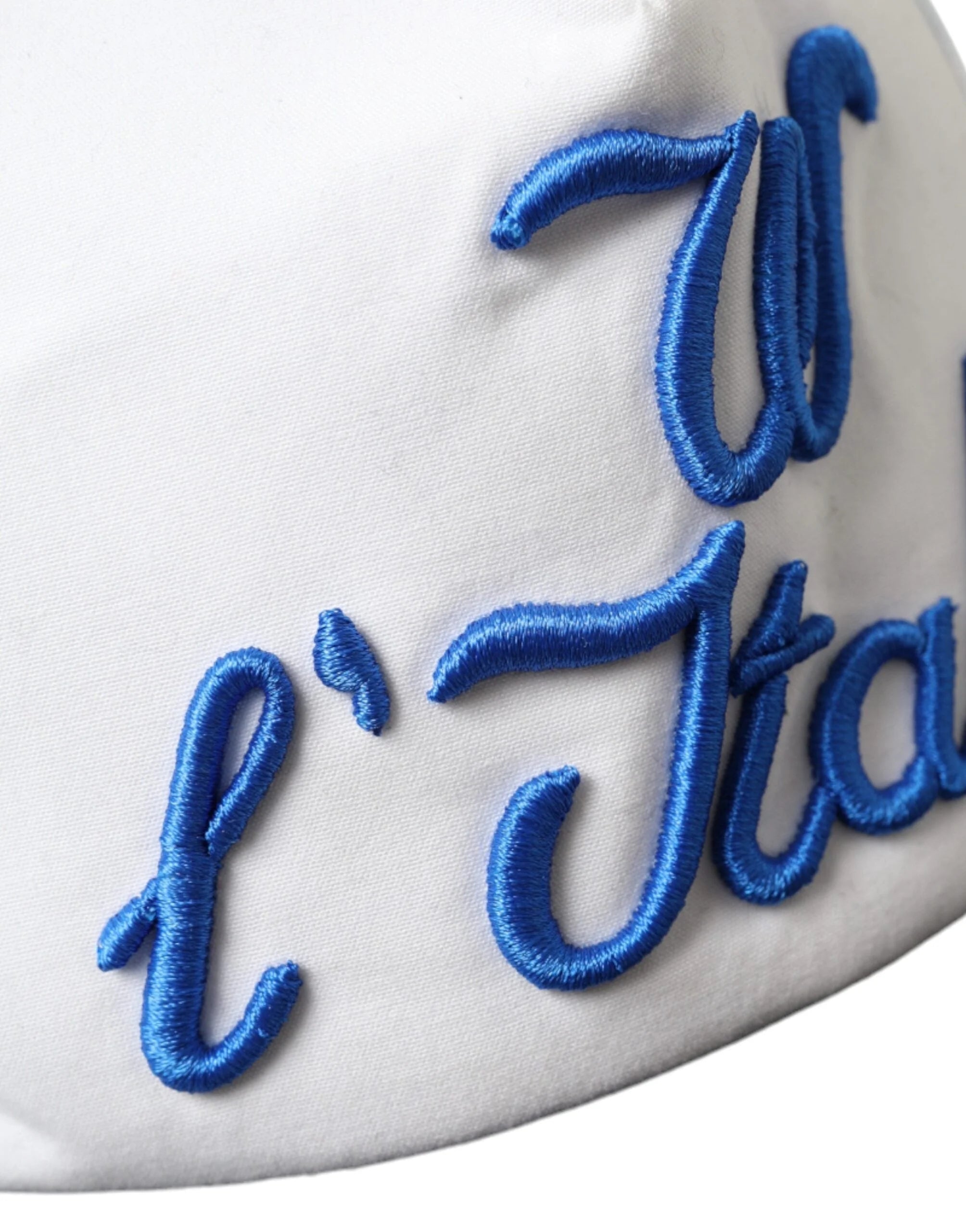 Dolce & Gabbana Blue White Black Italia Mesh Baseball Hat - 57 cm|S - Baseball Caps