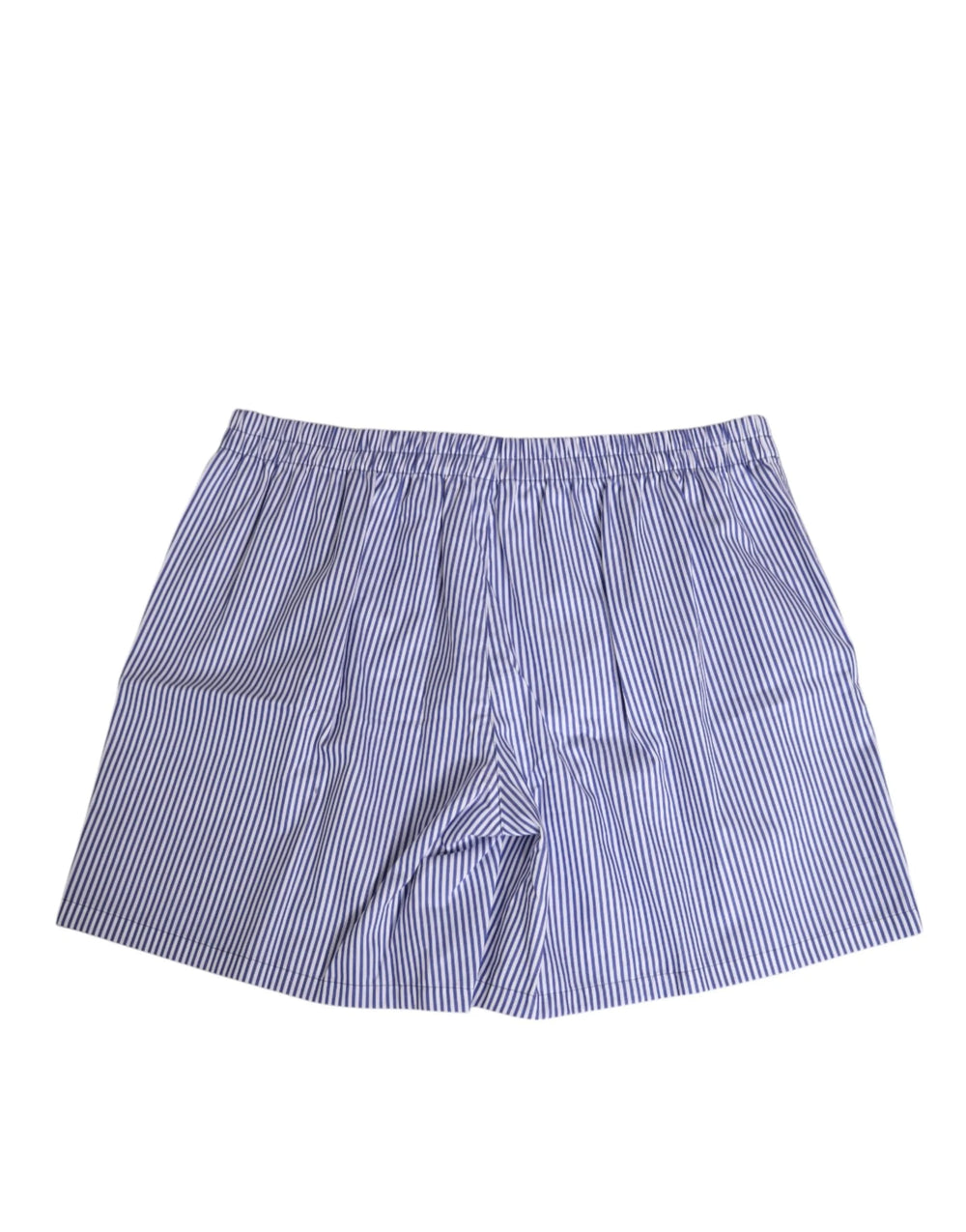 Dolce & Gabbana Blue White Cotton Striped Button Fly Shorts Swimwear - IT48 | M - Swim Boxers
