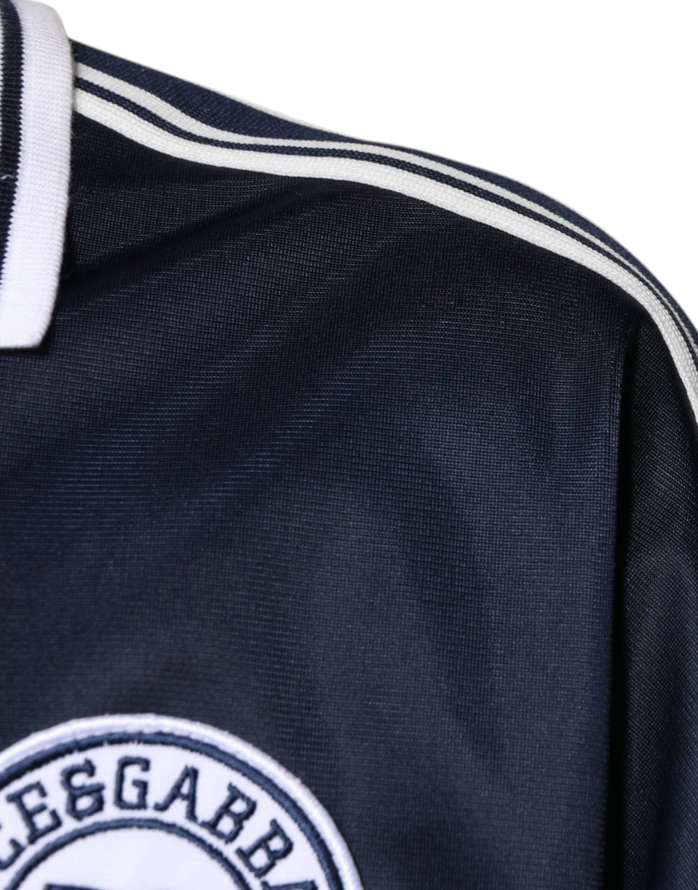 Dolce & Gabbana Blue White Milano Long Sleeve Jersey T-shirt - IT48 | M - T-Shirts