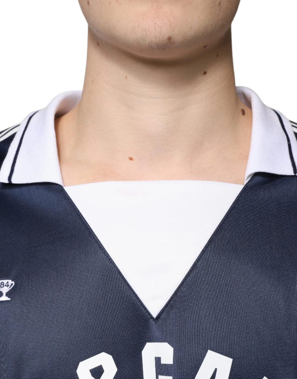 Dolce & Gabbana Blue White Milano Long Sleeve Jersey T-shirt - IT48 | M - T-Shirts