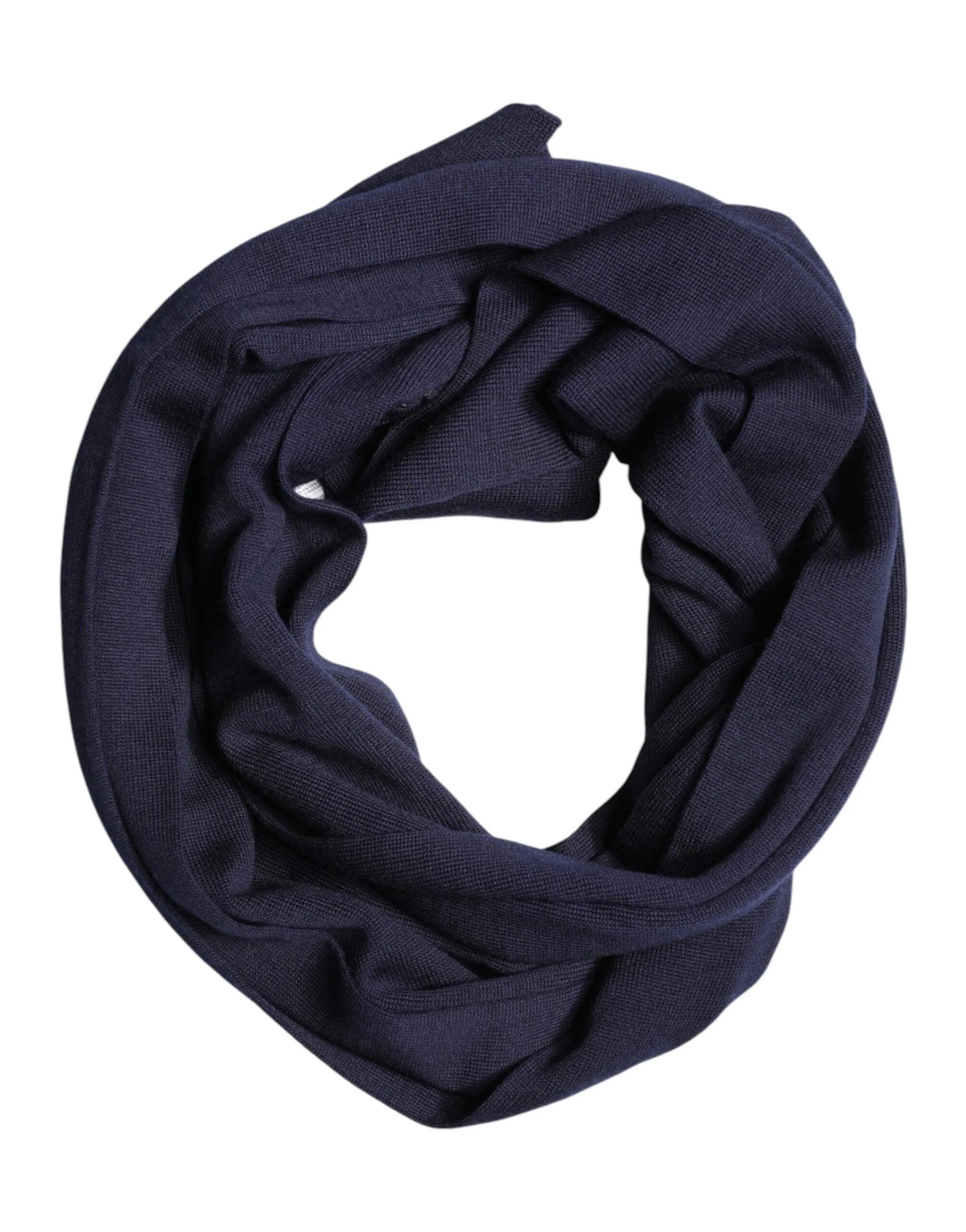Dolce & Gabbana Blue Wool DG Loves London Neck Wrap Scarf