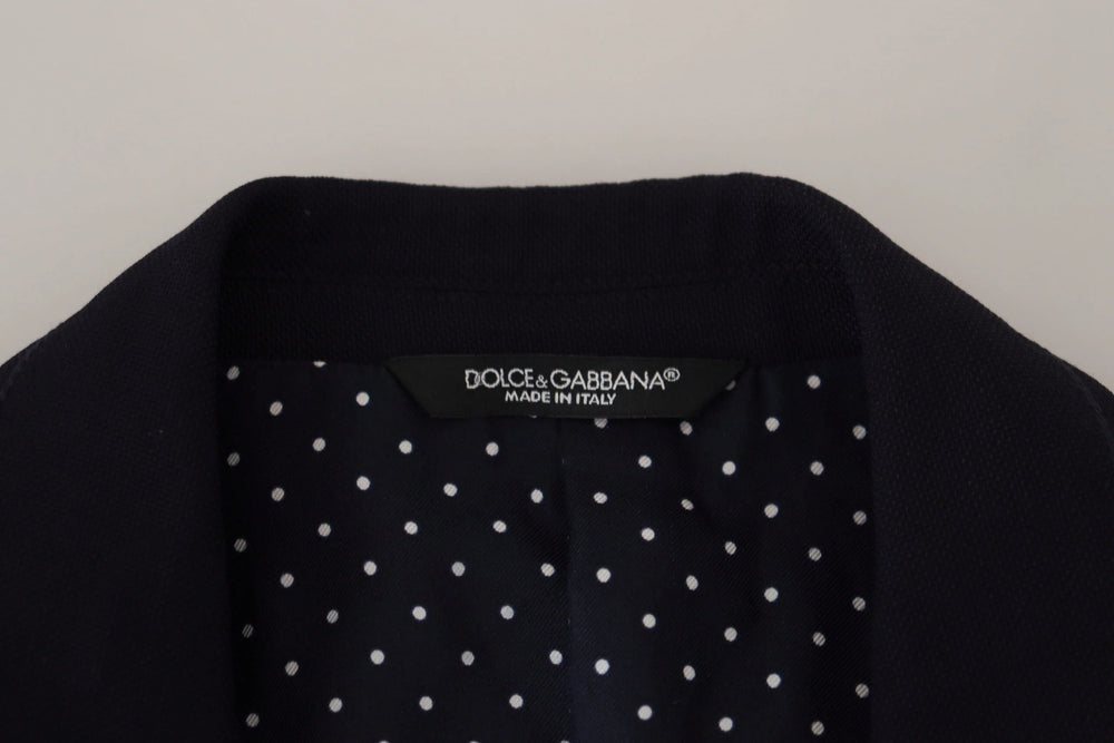 Dolce & Gabbana Blue Wool Formal Taormina Blazer - IT48 | M - Sport Jackets