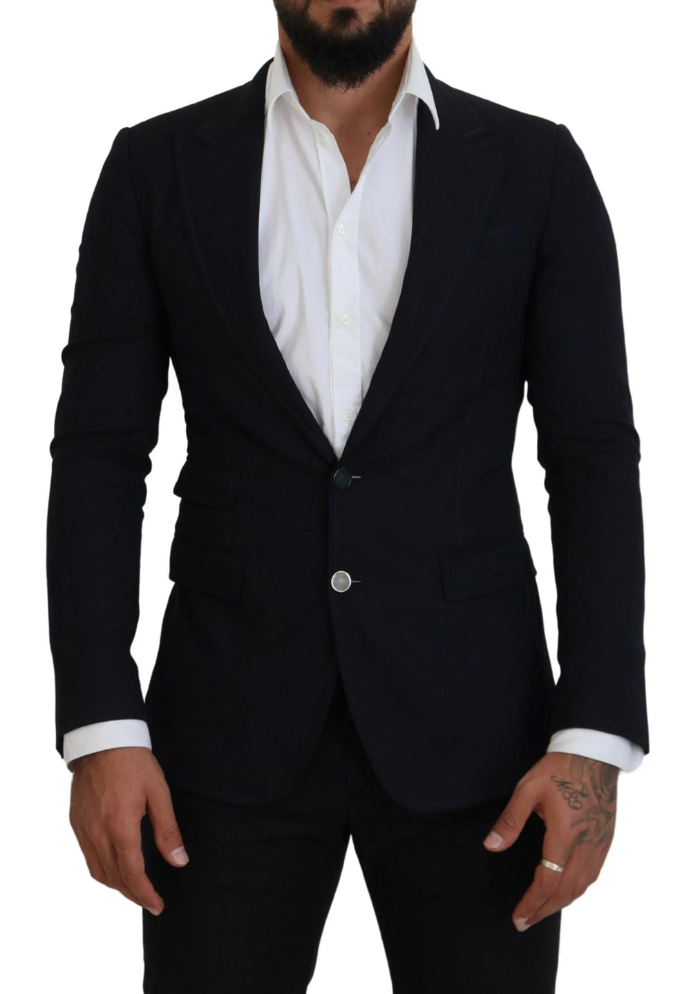 Dolce & Gabbana Blue Wool Formal Taormina Blazer - IT48 | M - Sport Jackets