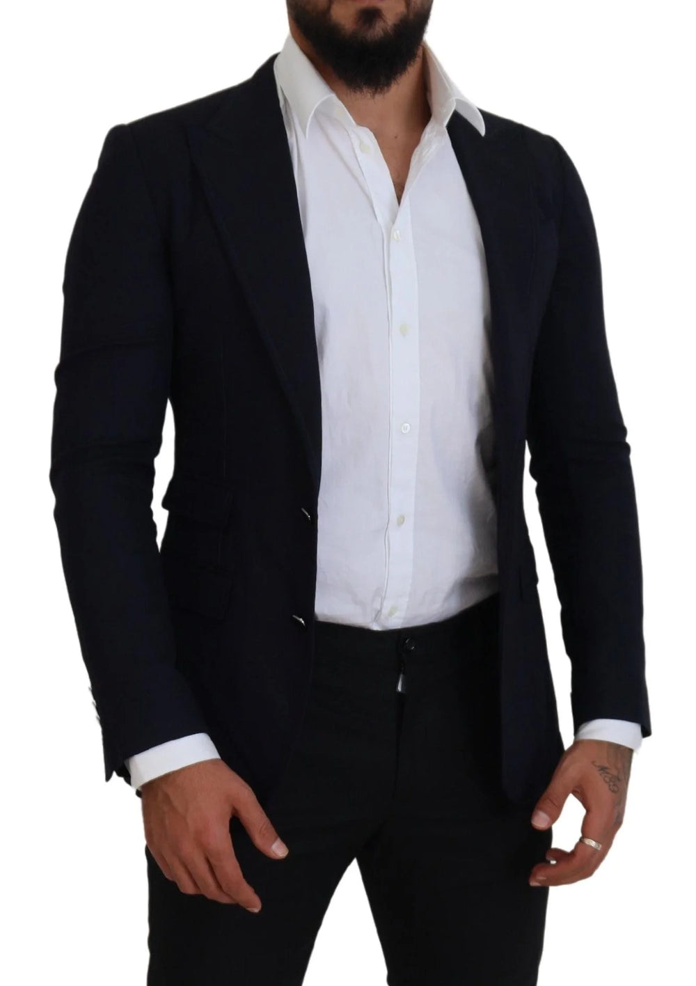Dolce & Gabbana Blue Wool Formal Taormina Blazer - IT48 | M - Sport Jackets