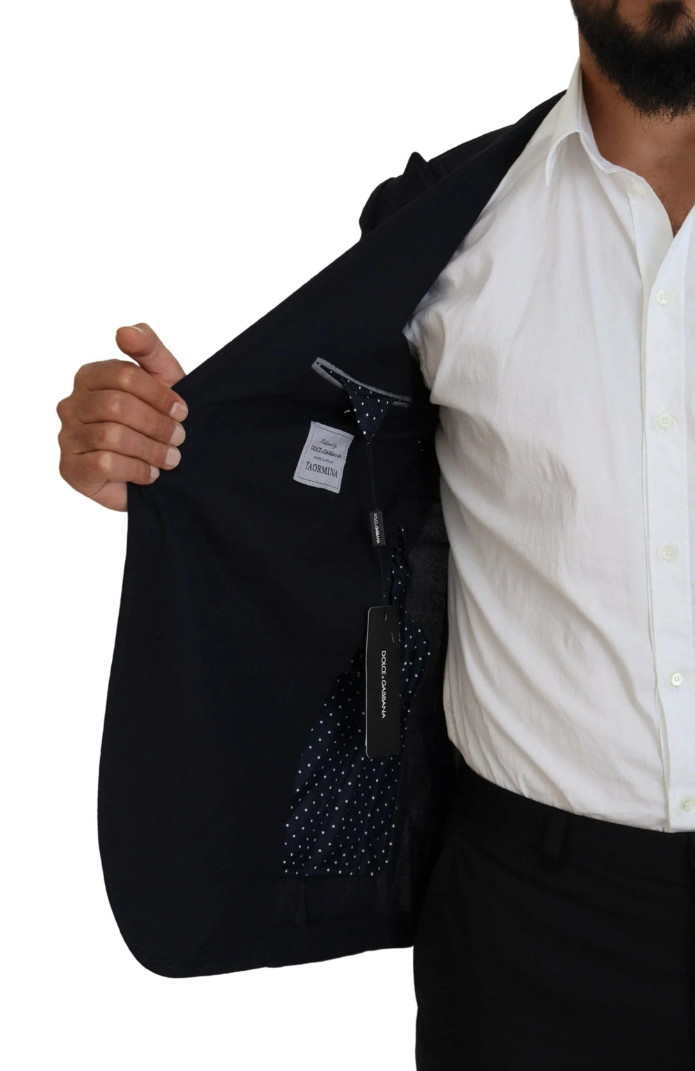 Dolce & Gabbana Blue Wool Formal Taormina Blazer - IT48 | M - Sport Jackets