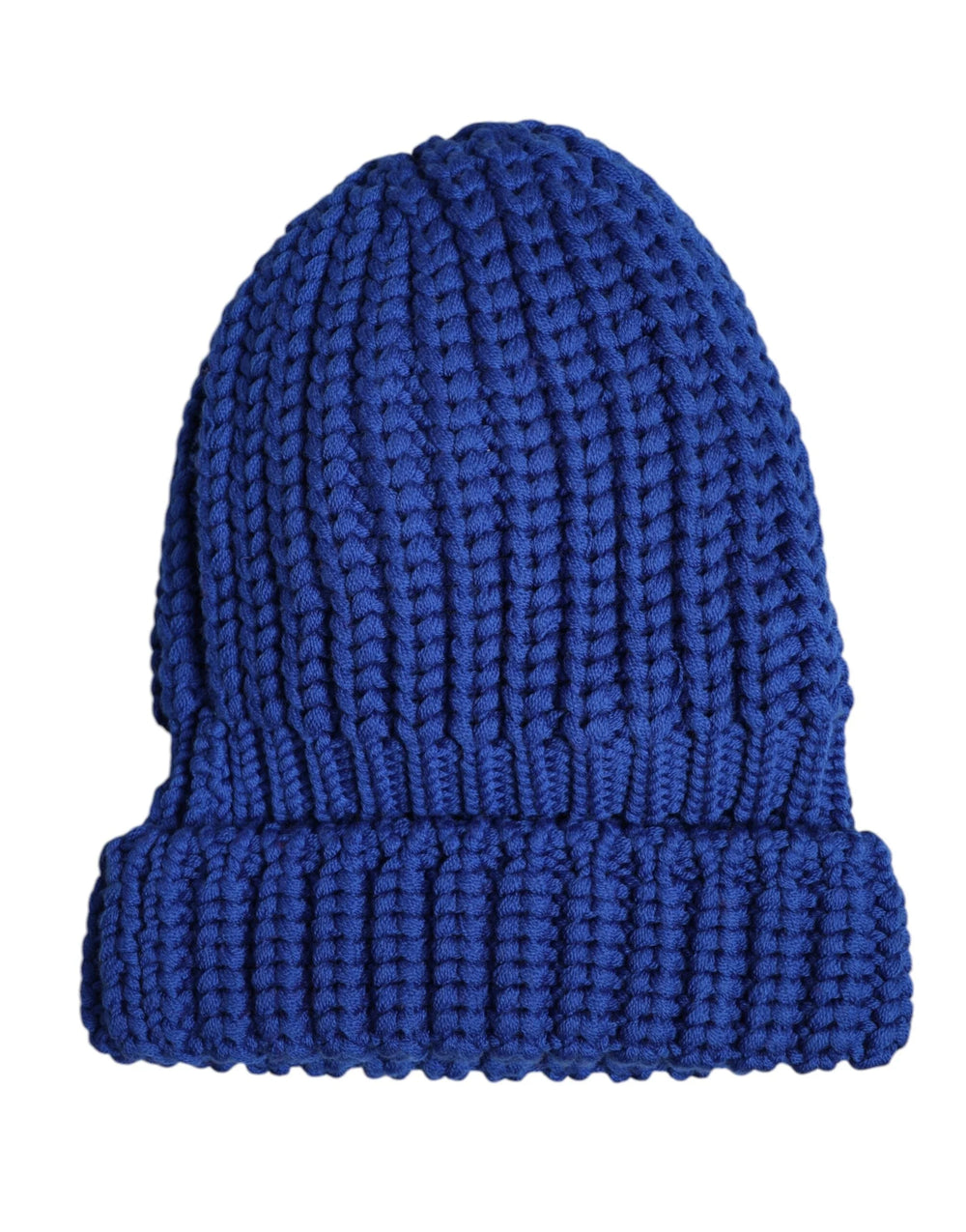 Dolce & Gabbana Blue Wool Knitted Winter Beanie Hat - Beanies