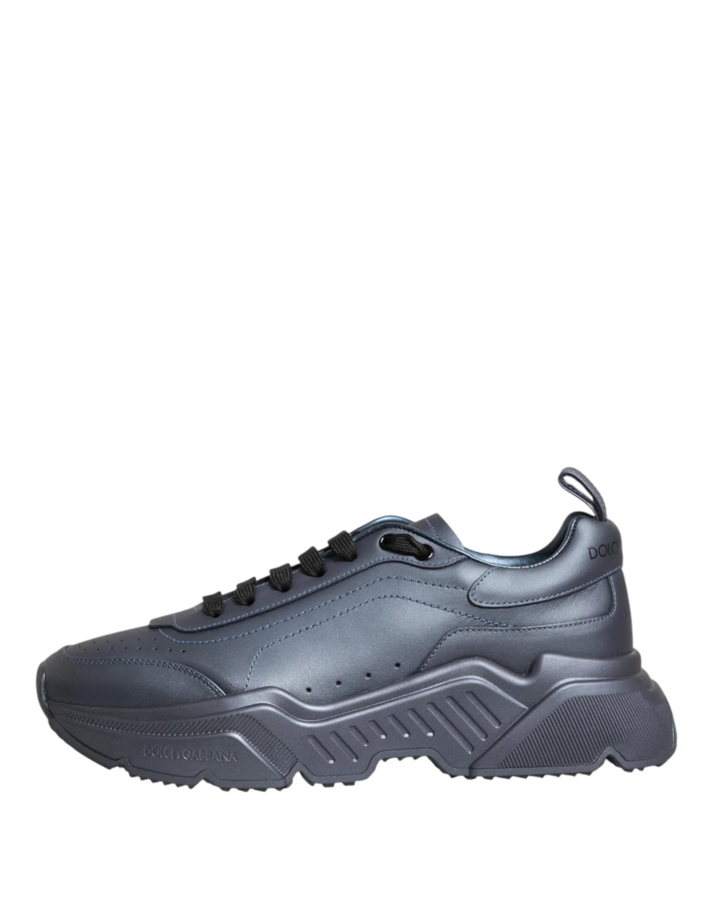 Dolce & Gabbana Blueish Gray Daymaster Low Top Sneakers Shoes - EU41/US8