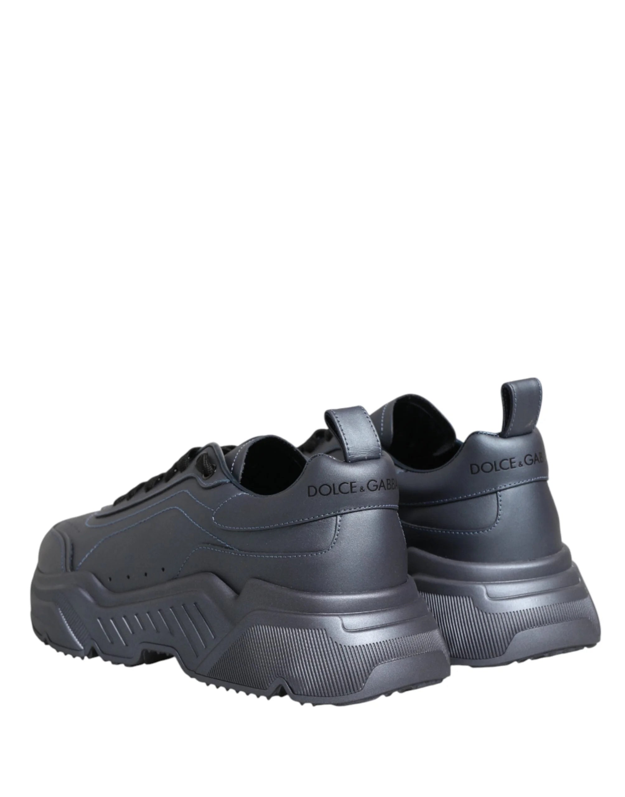 Dolce & Gabbana Blueish Gray Daymaster Low Top Sneakers Shoes - EU41/US8