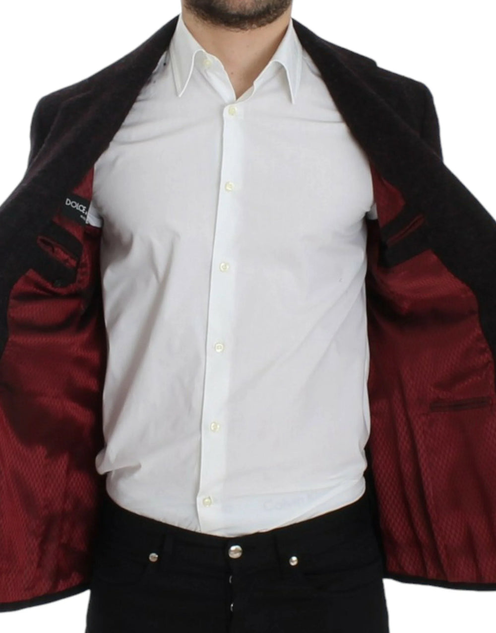 Dolce & Gabbana Bordeaux alpaga two button blazer - IT48 | M - Sport Jackets