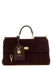 Dolce & Gabbana Bordeaux Calfskin Handbag