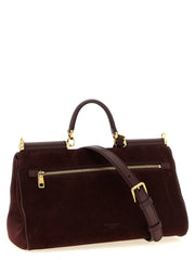 Dolce & Gabbana Bordeaux Calfskin Handbag
