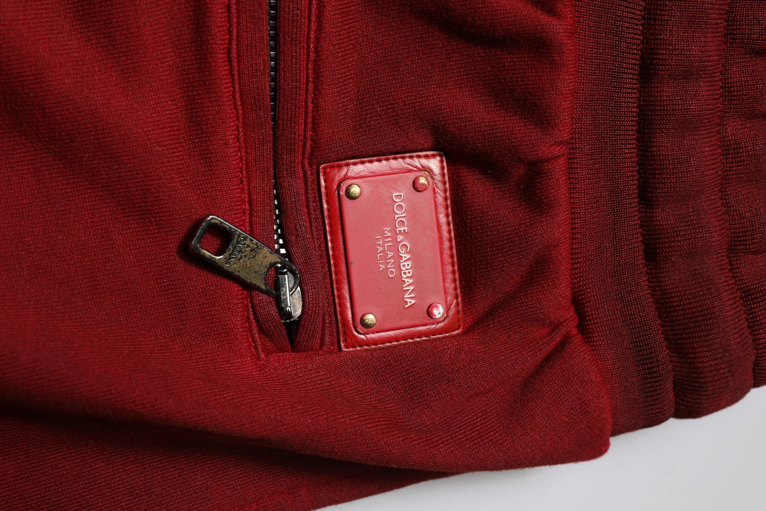 Dolce & Gabbana Bordeaux Cotton Bermuda Men Sweatshorts Shorts - Bermudas