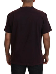 Dolce & Gabbana Bordeaux Crewneck Short Sleeve T-shirt - IT46 | S - T-Shirts