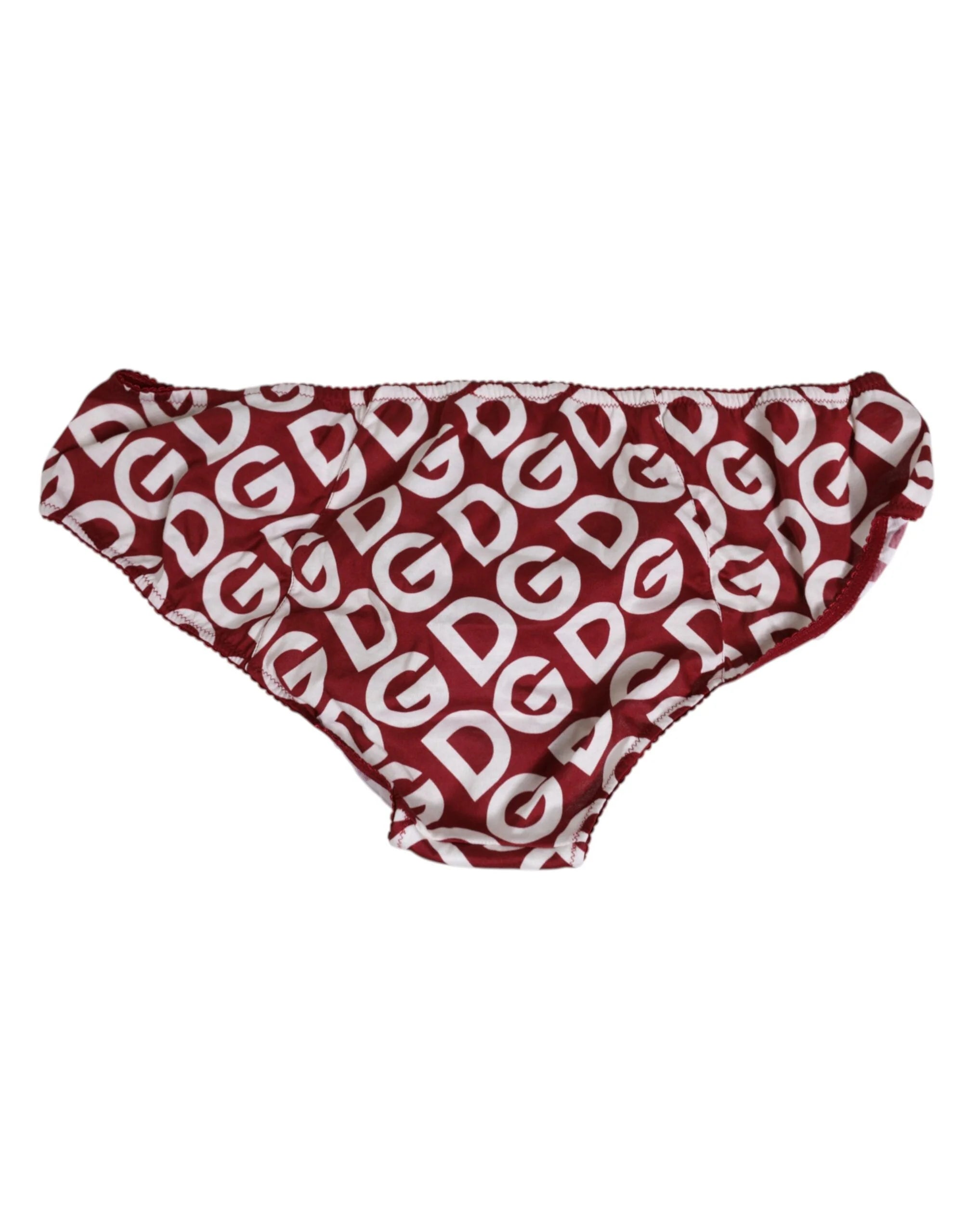 Dolce & Gabbana Bordeaux DG Logo Slip Bottom Brief Underwear - IT4 | L - Briefs