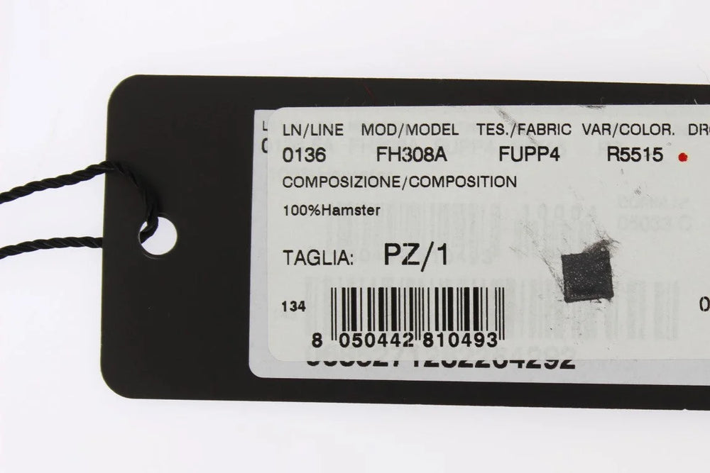 Dolce & Gabbana Bordeaux Hamster Fur Crochet Hood Scarf Hat - Scarves & Shawls