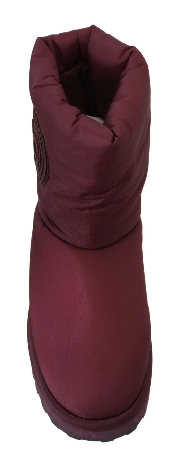 Dolce & Gabbana Bordeaux Nylon Boots Padded Mid Shoes - EU44/US11 - Boots