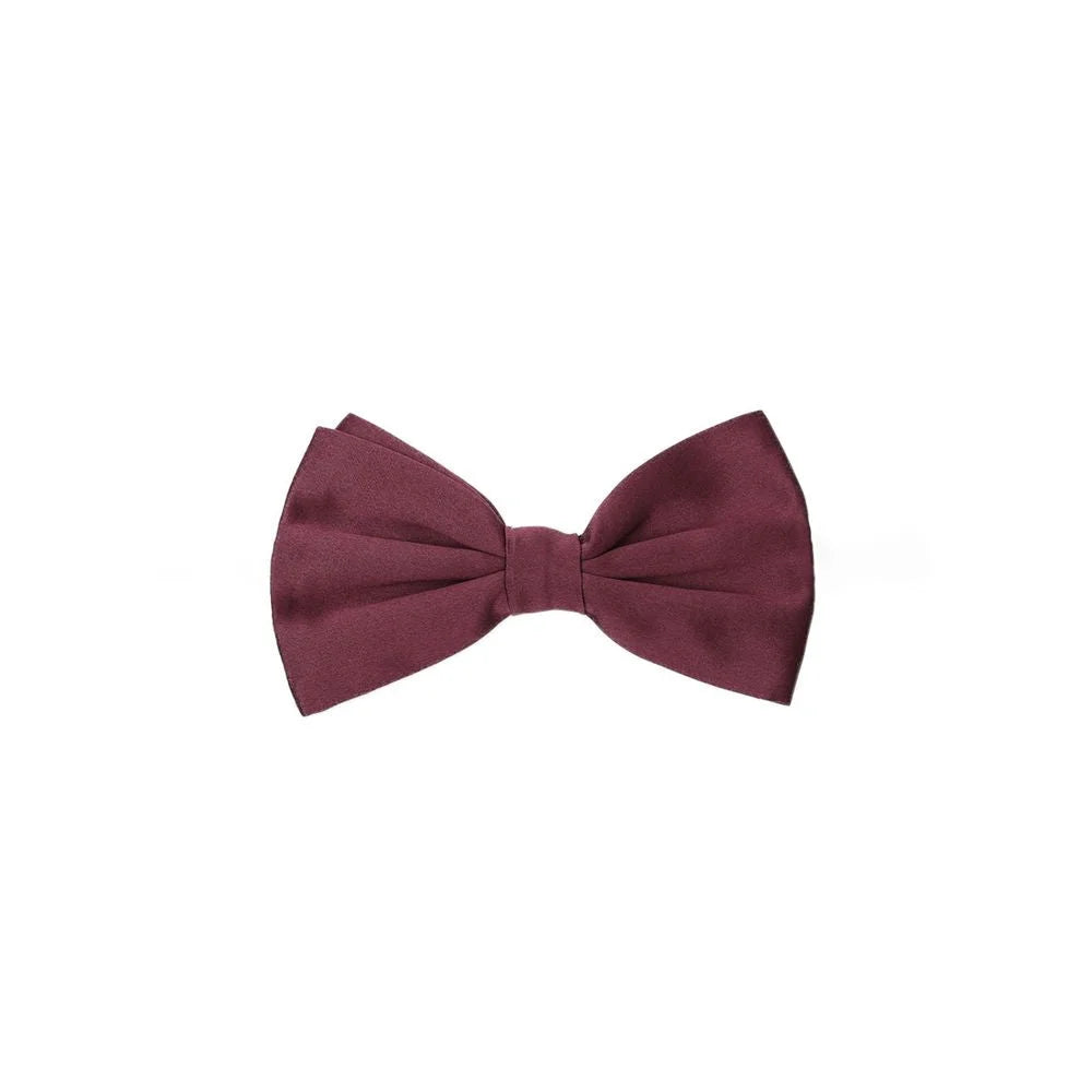 Dolce & Gabbana Bordeaux Silk Bowtie