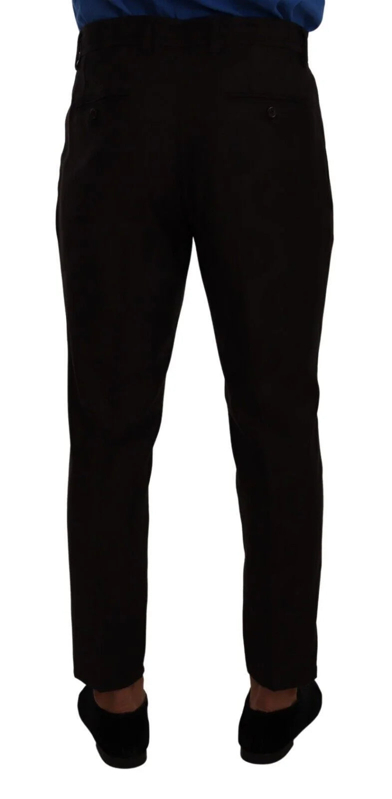 Dolce & Gabbana Bordeaux Wool Men Skinny Trouser Pants - IT48 | M - Trousers