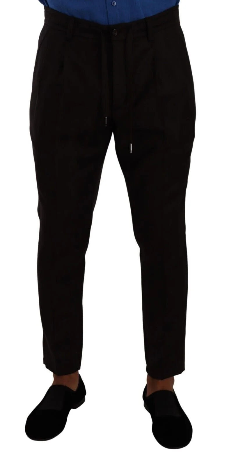 Dolce & Gabbana Bordeaux Wool Men Skinny Trouser Pants - IT48 | M - Trousers