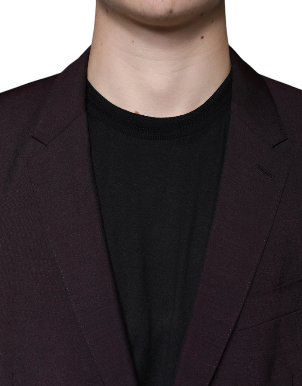 Dolce & Gabbana Bordeaux Wool Single Breasted Dress Blazer - IT54 | XL - Sport Jackets