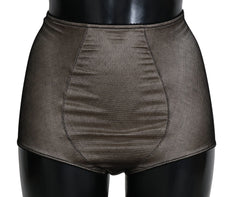 Dolce & Gabbana Bottoms Underwear Beige With Black Net - IT | XS