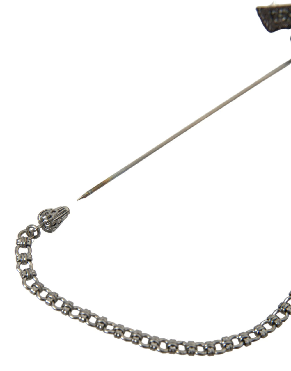 Dolce & Gabbana Brass Copper Silk Revolver Gun Men Brooch Lapel Pin - Brooches & Lapel Pins