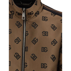 Dolce & Gabbana Bronze Polyester Jackets & Coat - IT50 | L - Track Jackets