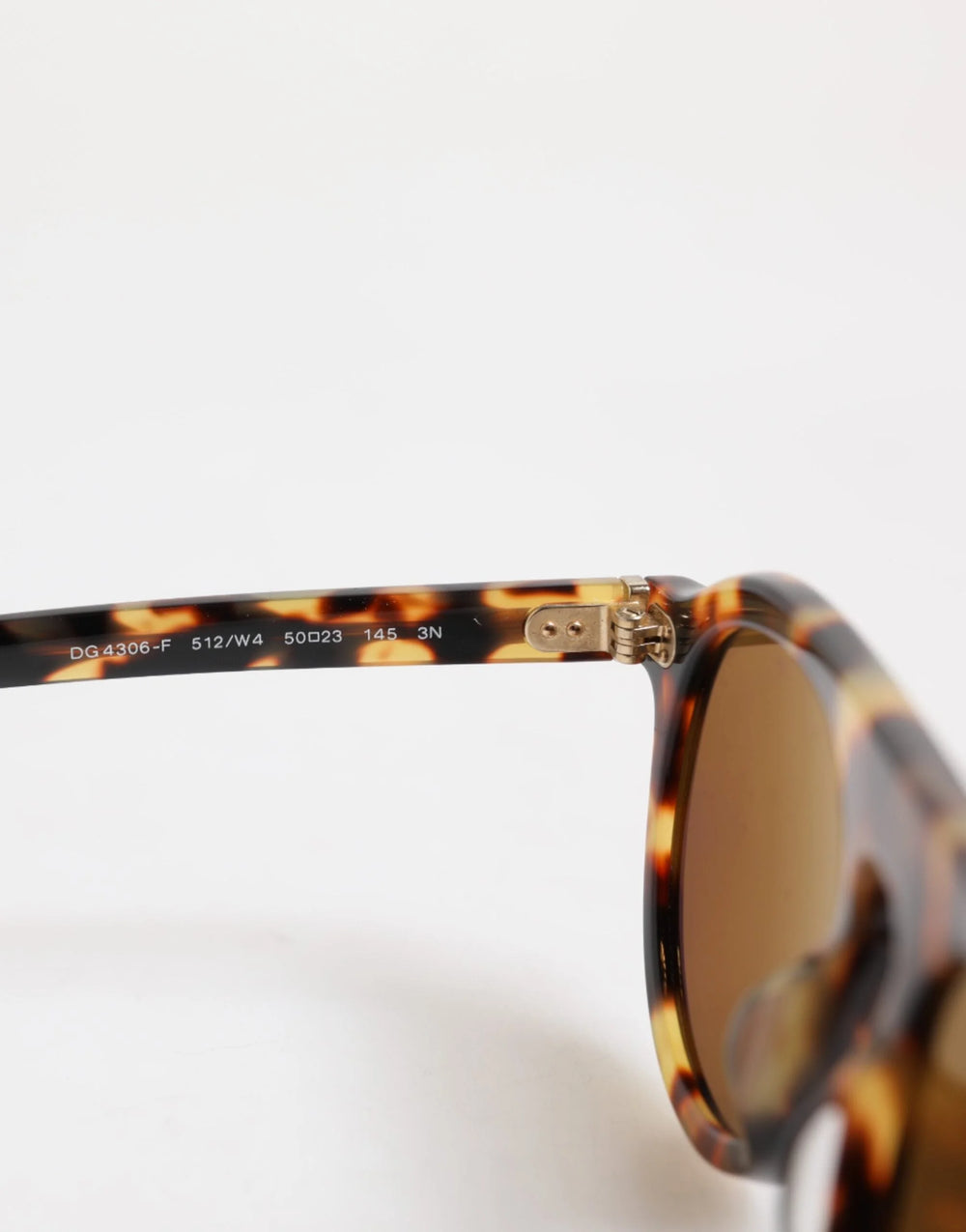 Dolce & Gabbana Brown Acetate Round Leopard Print Eyewear Sunglasses - Sunglasses