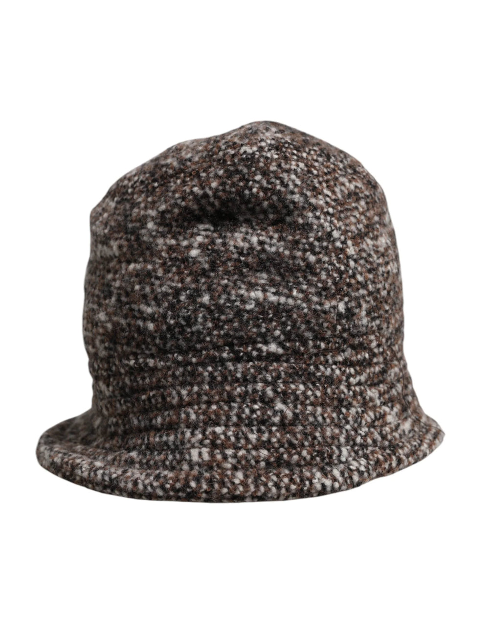 Dolce & Gabbana Brown Alpaca Wool Woven Bucket Hat - 59 cm|L - Bucket Hats
