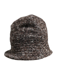 Dolce & Gabbana Brown Alpaca Wool Woven Bucket Hat - 59 cm|L - Bucket Hats